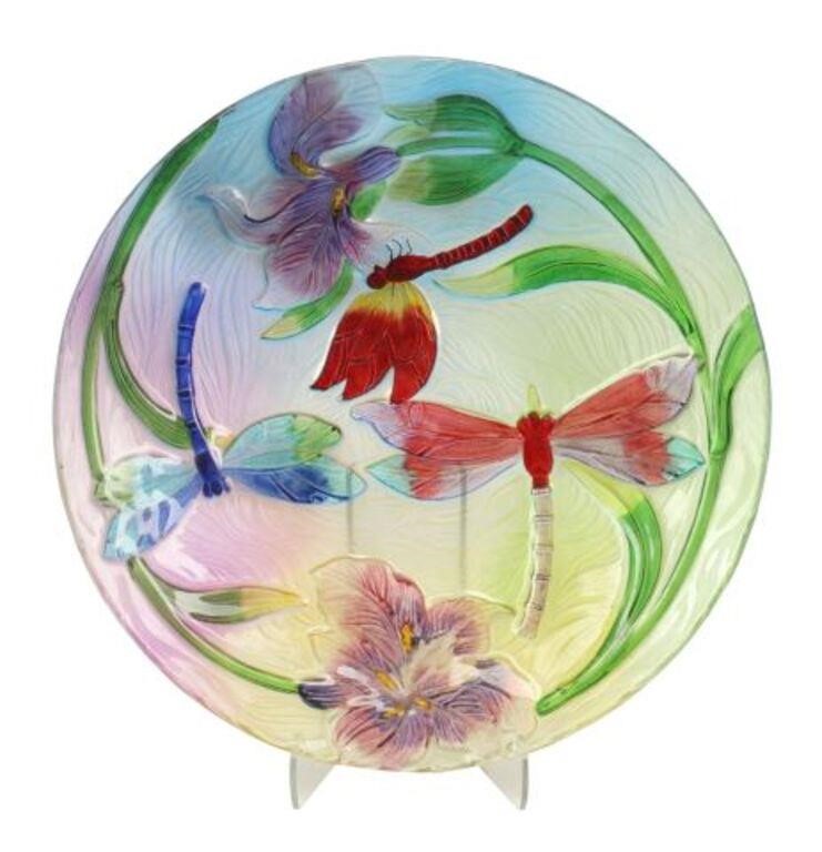 DRAGONFLY & IRIS POLYCHROME ART