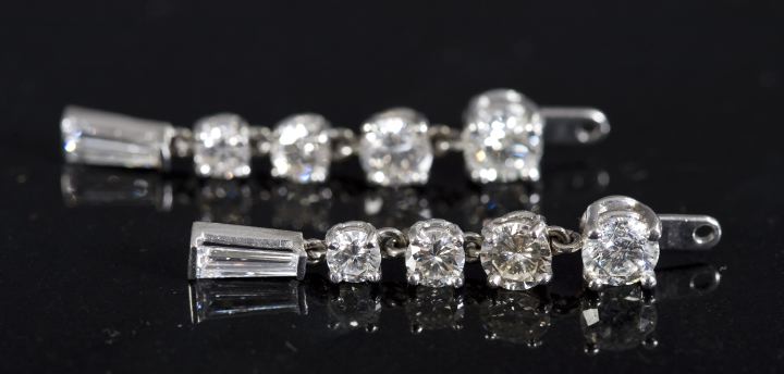 Dramatic Diamond Drop Earring