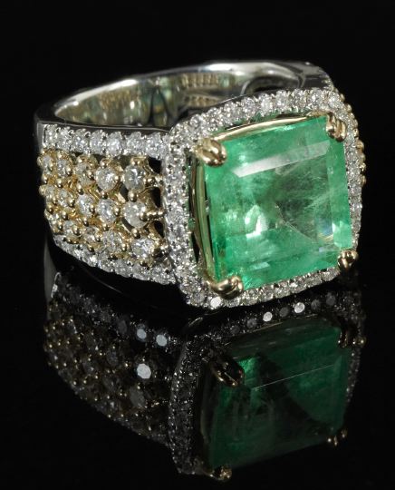 Dramatic Fourteen-Karat White Gold,