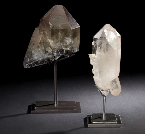 Dramatic Mineral Specimen-on-Stand,