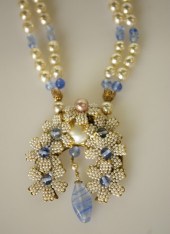 Dramatic Miriam Haskell  Faux
