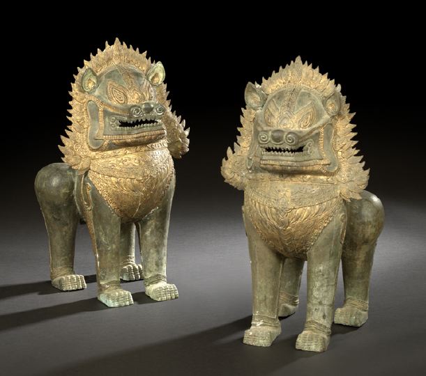 Dramatic Pair of Burmese