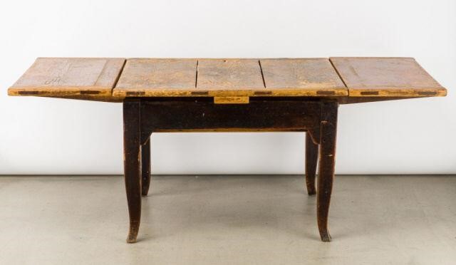 DRAW TABLE, 19TH CENTURY WESTERN