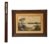 DRAWING AND BAROMETER.  Charco