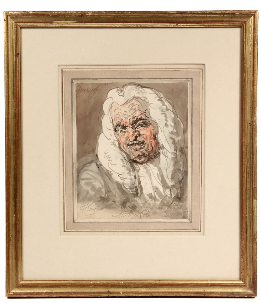 DRAWING BY THOMAS ROWLANDSON
