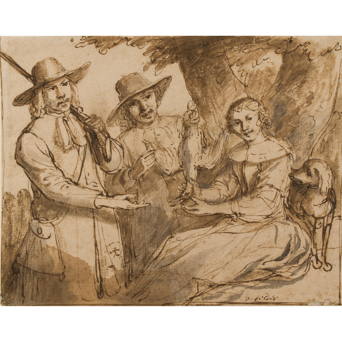 DRAWING, DUTCH SCHOOL Dutch