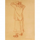 DRAWING, EVERETT SHINN Everett