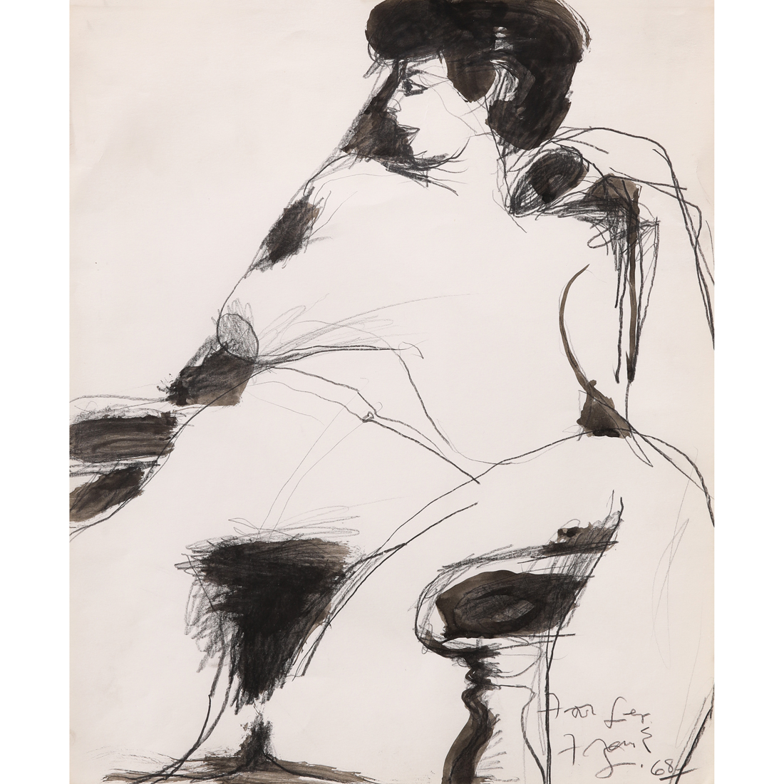 DRAWING, FRANK LOBDELL Frank