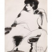 DRAWING, FRANK LOBDELL Frank L