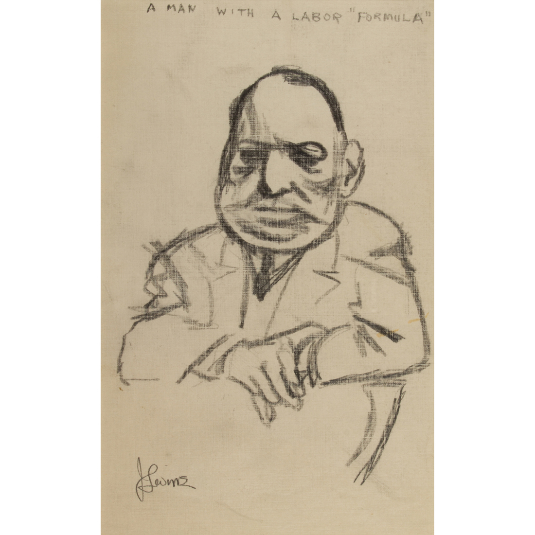 DRAWING, JACK LEVINE Jack Levine