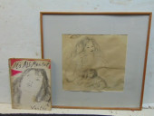 DRAWING, LADY WITH DOG, PLUS S