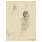 DRAWING, PAVEL TCHELITCHEW Pav
