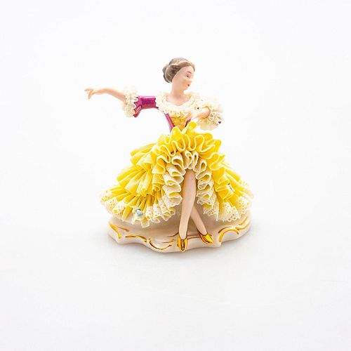 DREDEN ART PORCELAIN MINIATURE LACE