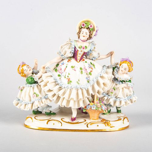 DRESDEN ART PORCELAIN FIGURINE,