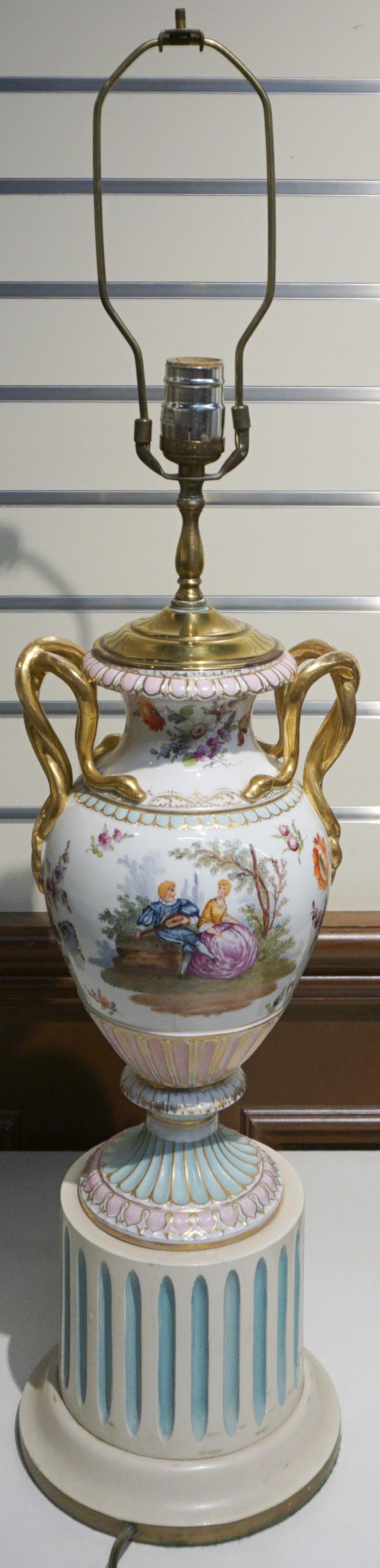 DRESDEN DECORATED PORCELAIN TWO