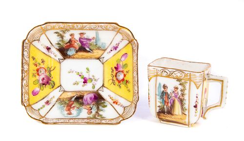 DRESDEN DEMITASSE CUP AND