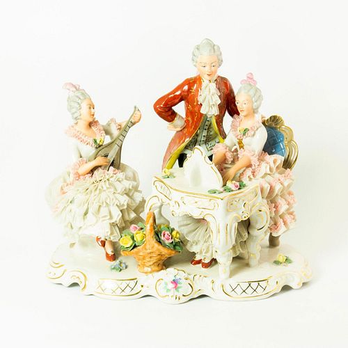 DRESDEN FIGURINE GROUPING,