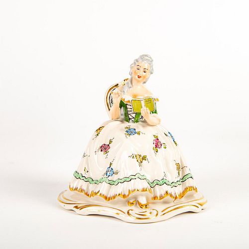 DRESDEN FIGURINE, WOMAN WITH