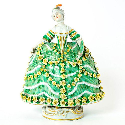 DRESDEN FIGURINE, WOMAN WITH