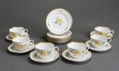 DRESDEN FLORAL AND GILT DECORA