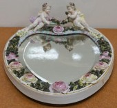 DRESDEN FLORAL AND PUTTI ENCRU