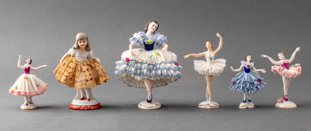 DRESDEN GERMANY LACE PORCELAIN
