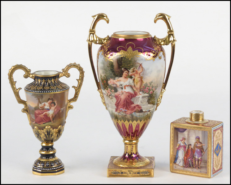 DRESDEN GILT AND PAINTED