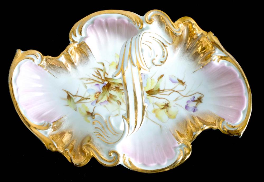 DRESDEN HAND PAINTED HANDLED
