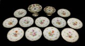 DRESDEN HAND-PAINTED PORCELAIN