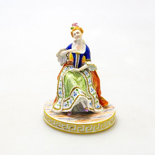 DRESDEN LADY FIGURINE, SEATED