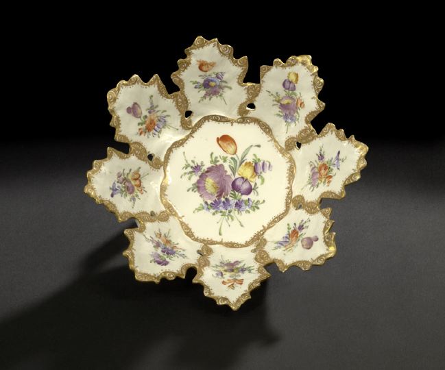 Dresden Polychromed Porcelain