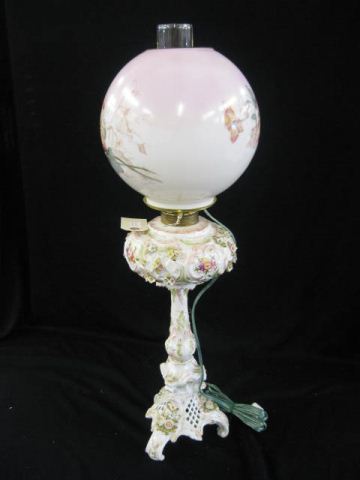 Dresden Porcelain Banquet Lamp
