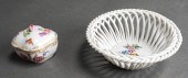 DRESDEN PORCELAIN BOX AND A HE