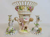 DRESDEN PORCELAIN CENTERPIECE
