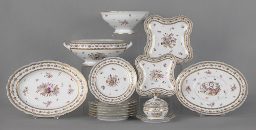 Dresden porcelain dinner service