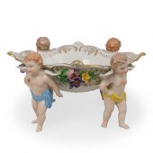 DRESDEN PORCELAIN FIGURAL BOWL