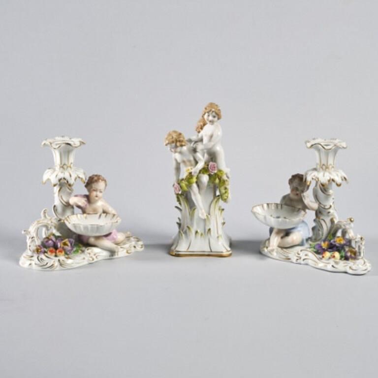 DRESDEN PORCELAIN FIGURAL