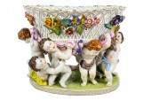 DRESDEN PORCELAIN FIGURAL CENT