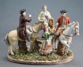 DRESDEN PORCELAIN FIGURAL GROU