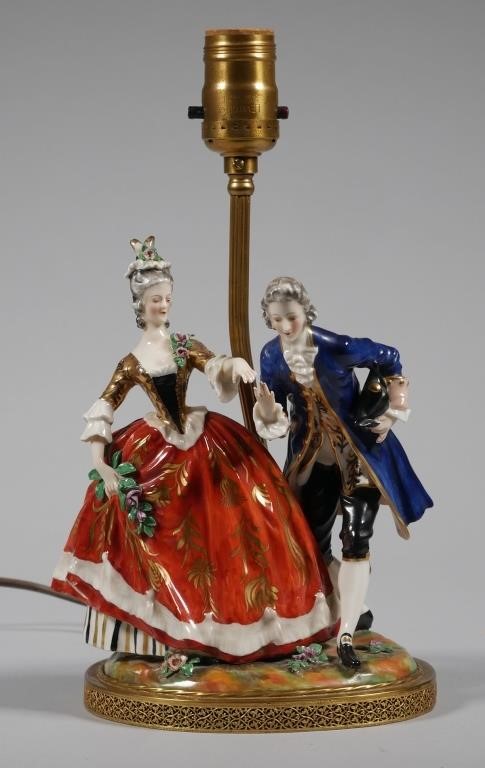DRESDEN PORCELAIN FIGURAL