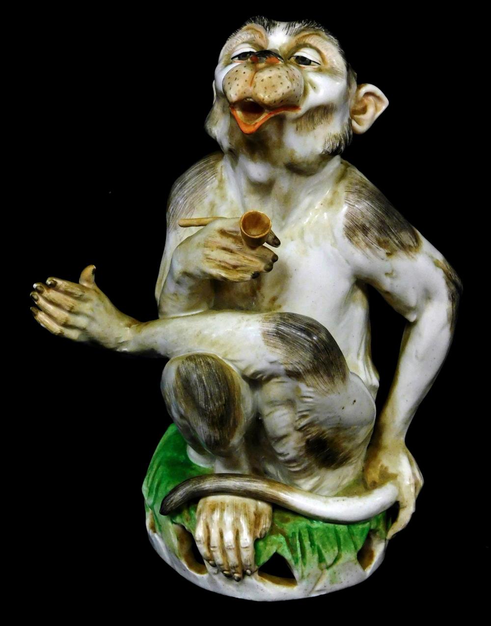 DRESDEN PORCELAIN FIGURE OF A