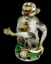 DRESDEN PORCELAIN FIGURE OF A