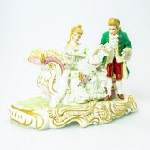 DRESDEN PORCELAIN FIGURINE, LA