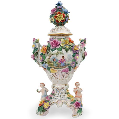 DRESDEN PORCELAIN FLOWER