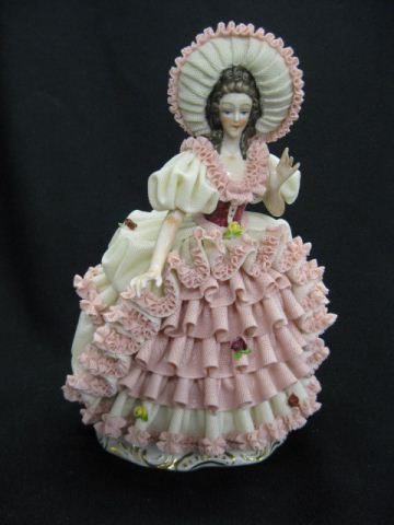 Dresden Porcelain Lace Figurine
