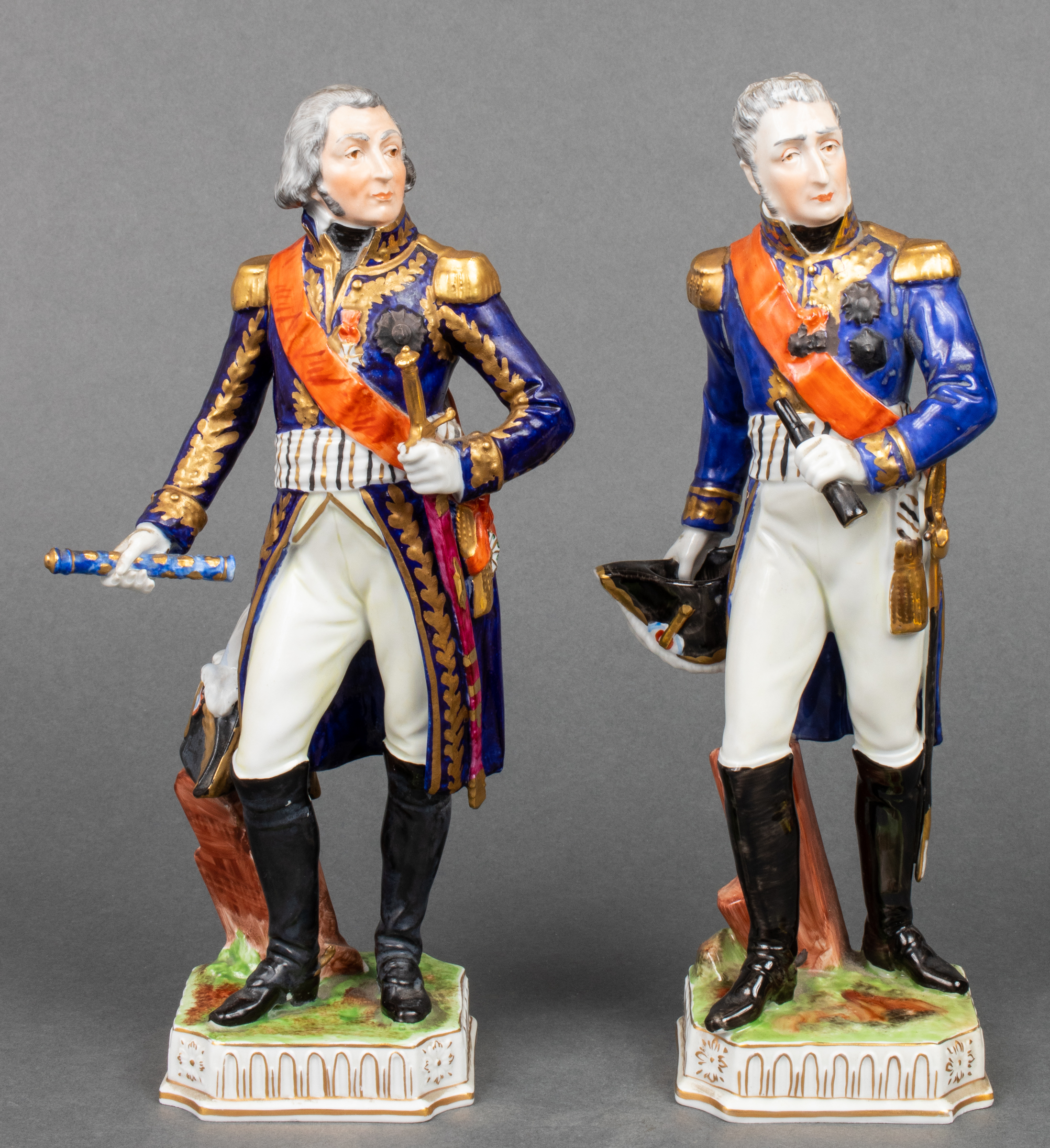 DRESDEN PORCELAIN MILITARY