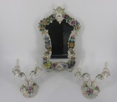 DRESDEN PORCELAIN MIRROR & CAP