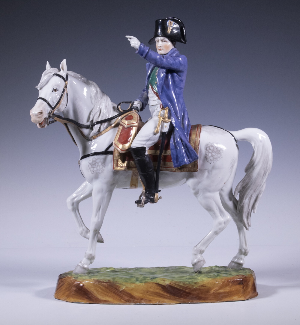 DRESDEN PORCELAIN NAPOLEON FIGURINE