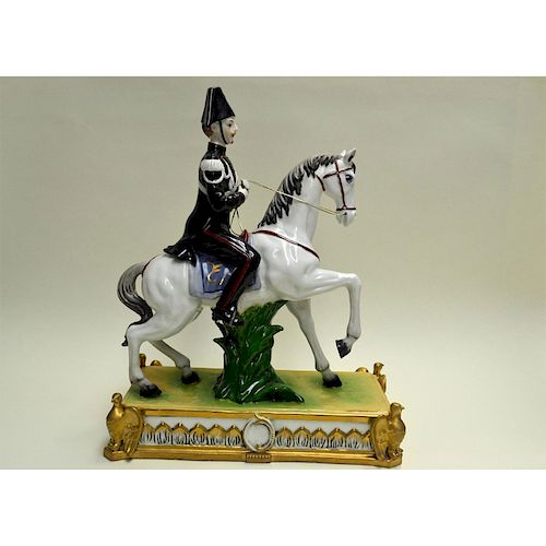 DRESDEN PORCELAIN NAPOLEONIC