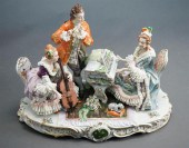 DRESDEN PORCELAIN PARTIAL LACE